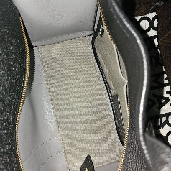 MARC JACOBS THE TOTE BAG BLACK LEATHER - Picture 4 of 8